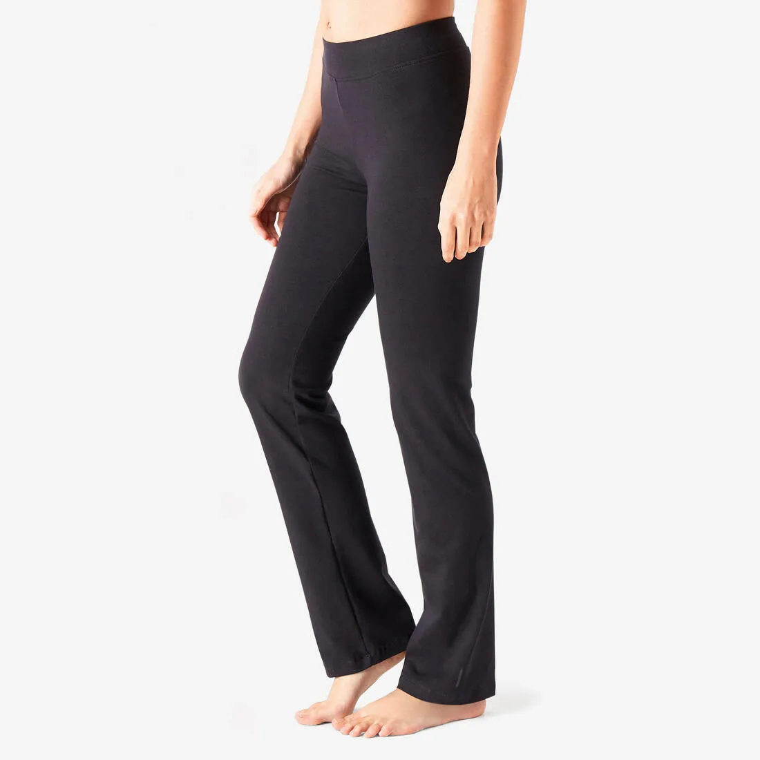 Malla legging largo fitness algodón recto Mujer - Fit  500