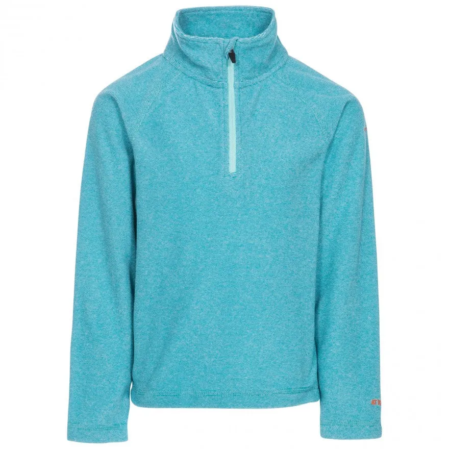 Meadows Girls' 1/2 Zip Fleece Jumper in Marine Blue