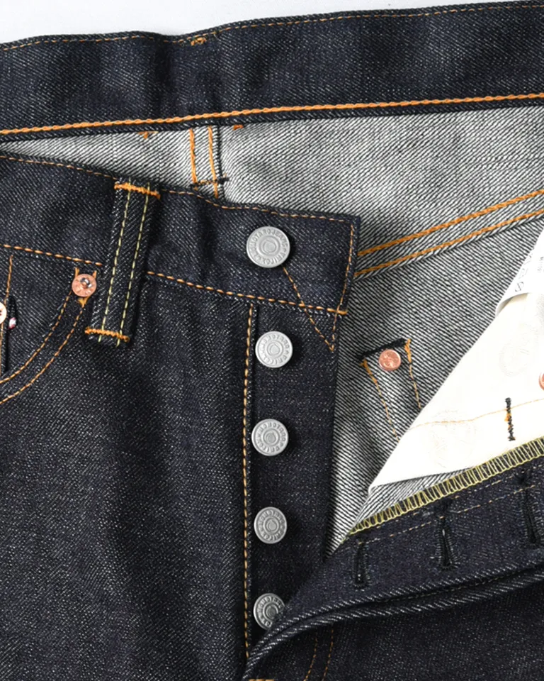Momotaro 0605-V Natural Tapered Mens Jeans - 15.7oz Zimbabwe Cotton Selvedge Denim