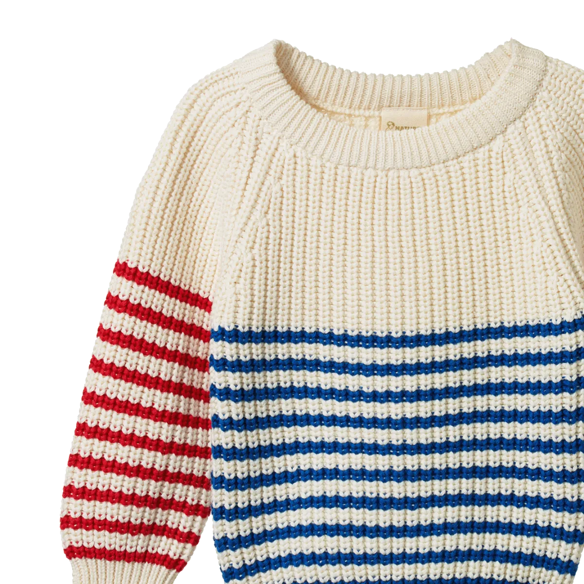 NATURE BABY BILLY JUMPER MARINER/RED SAILOR STRIPE