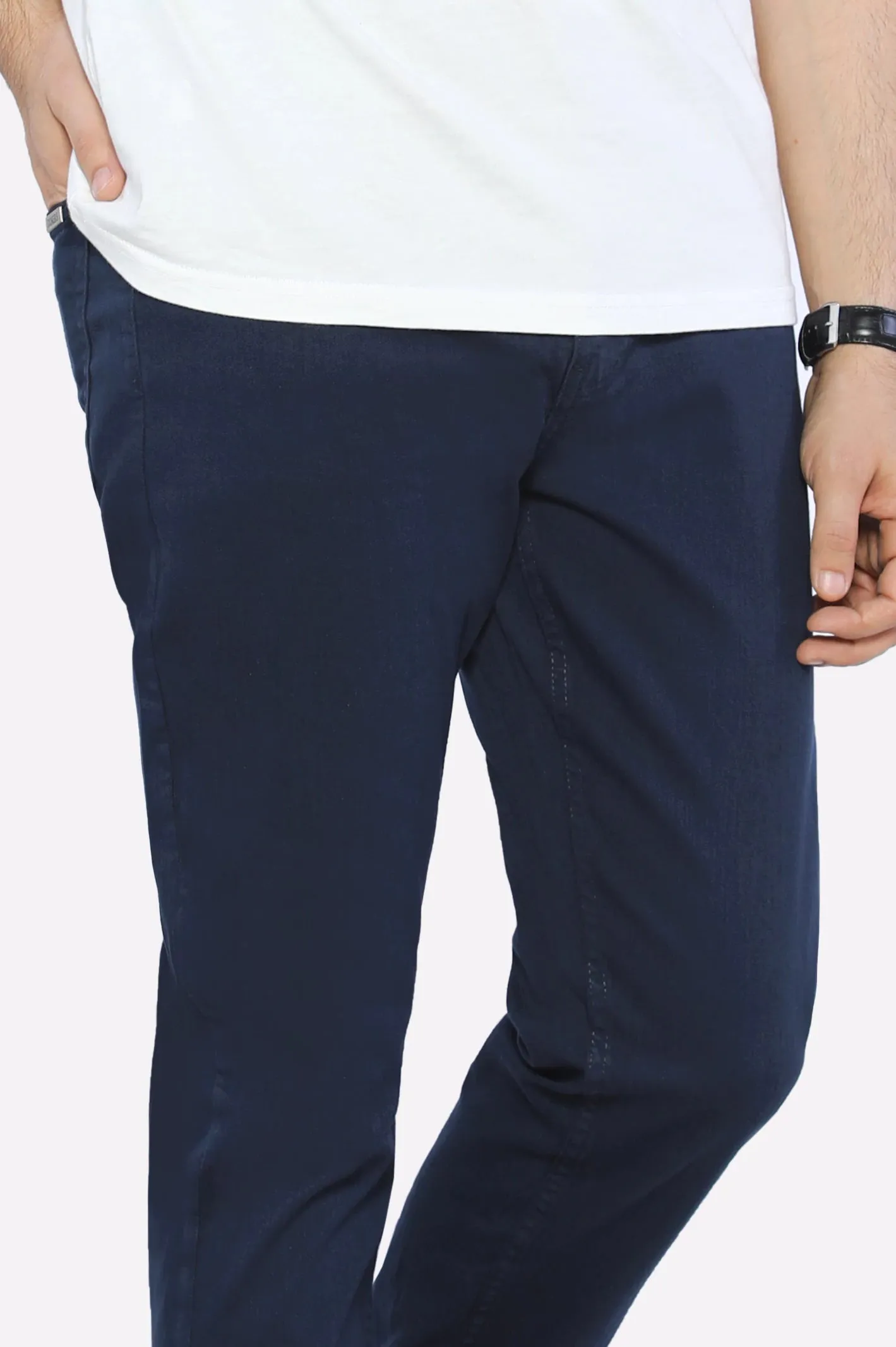 Navy Blue Slim Fit Jeans