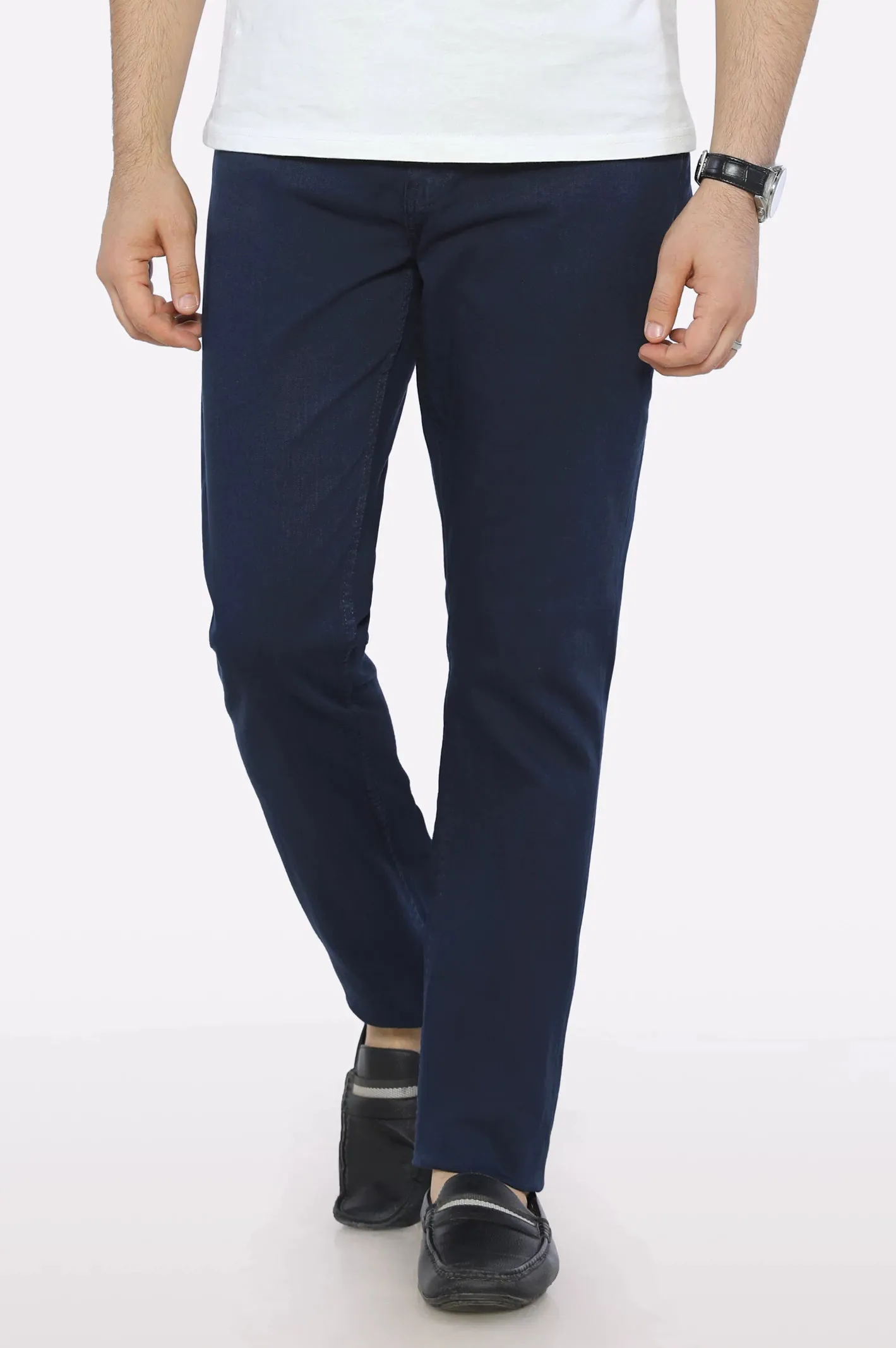 Navy Blue Slim Fit Jeans