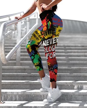 Never Apologize For Being Black Leggings