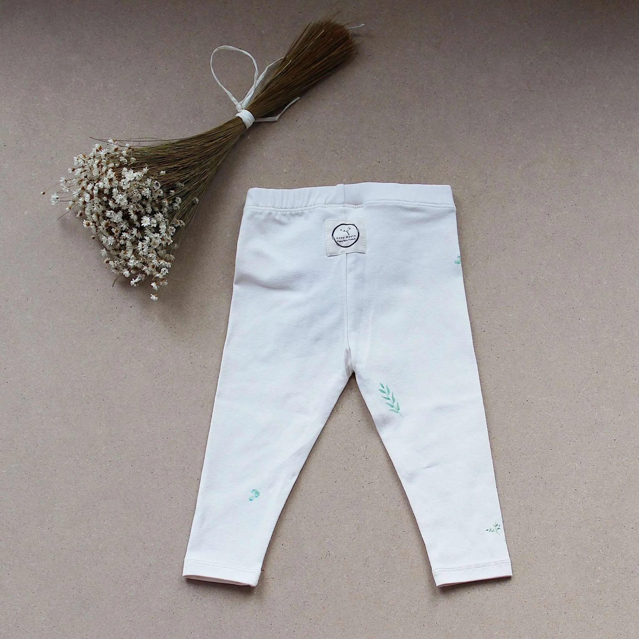 Organic Leggings - Classy Eucalyptus
