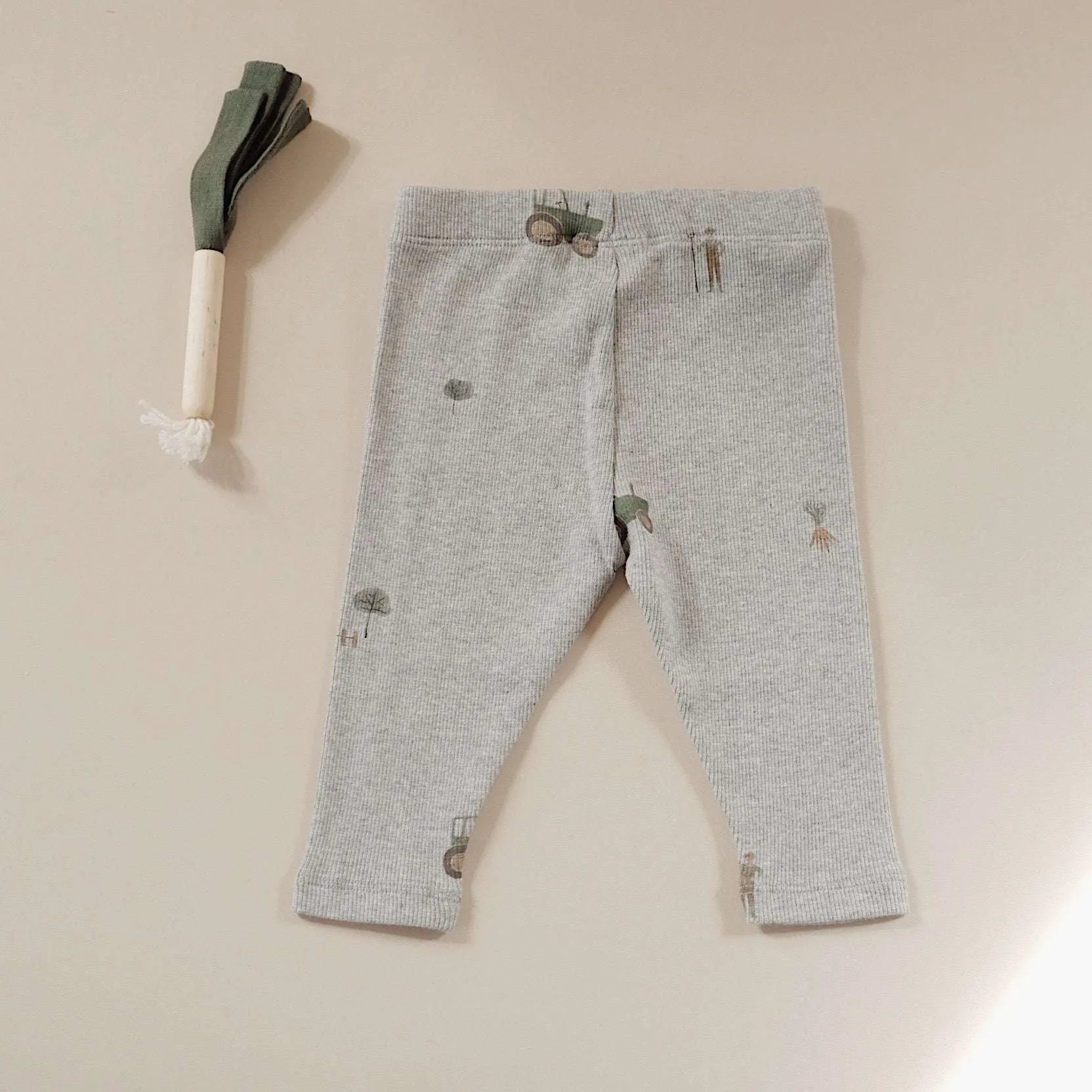 Organic Rib Leggings - Little Farm