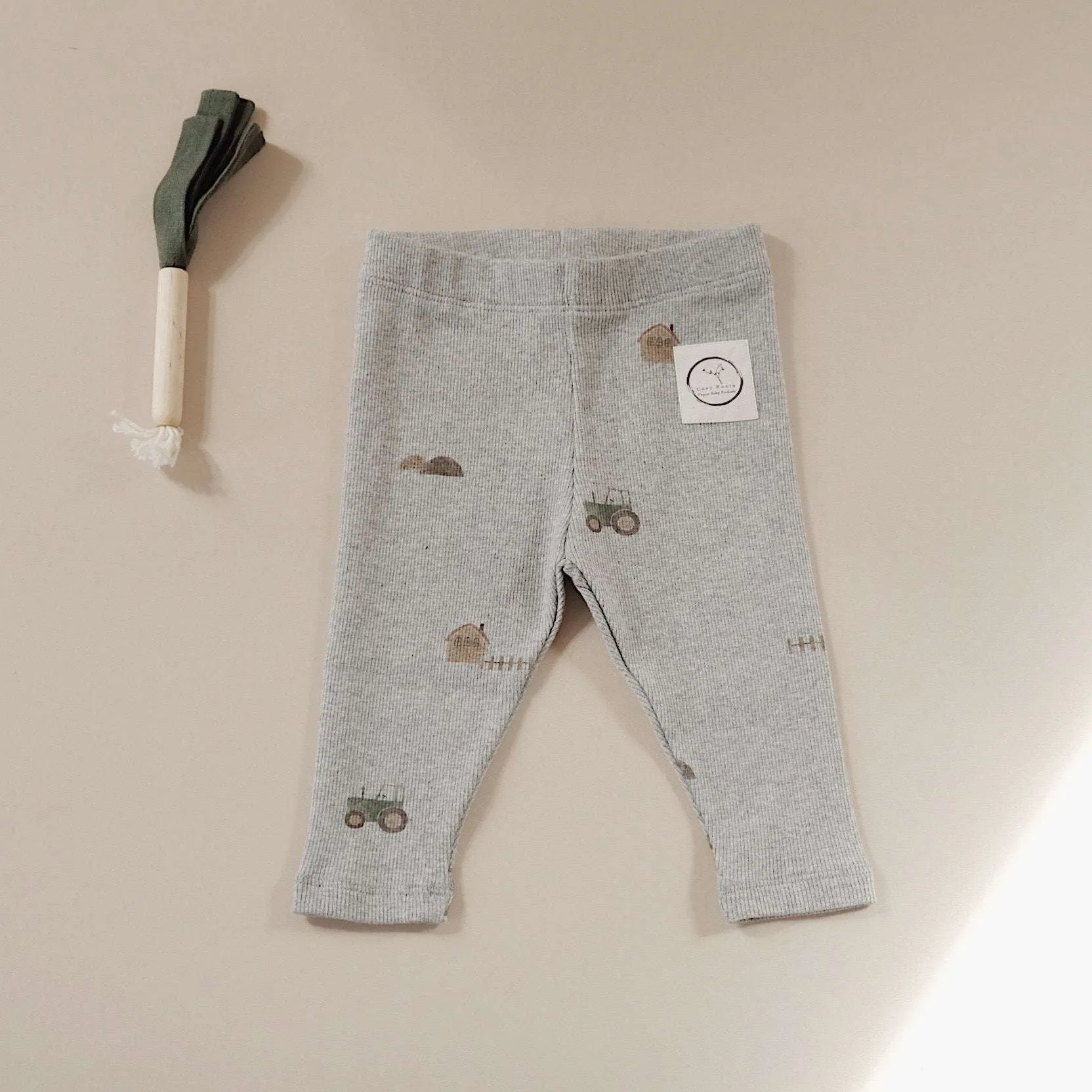 Organic Rib Leggings - Little Farm