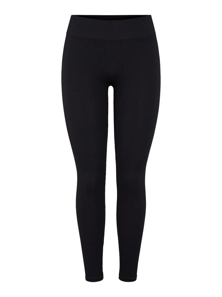 Pieces Symmi - Rib leggings