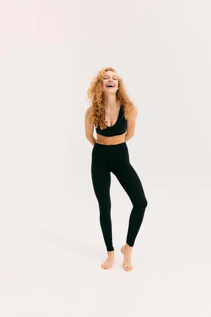Pieces Symmi - Rib leggings