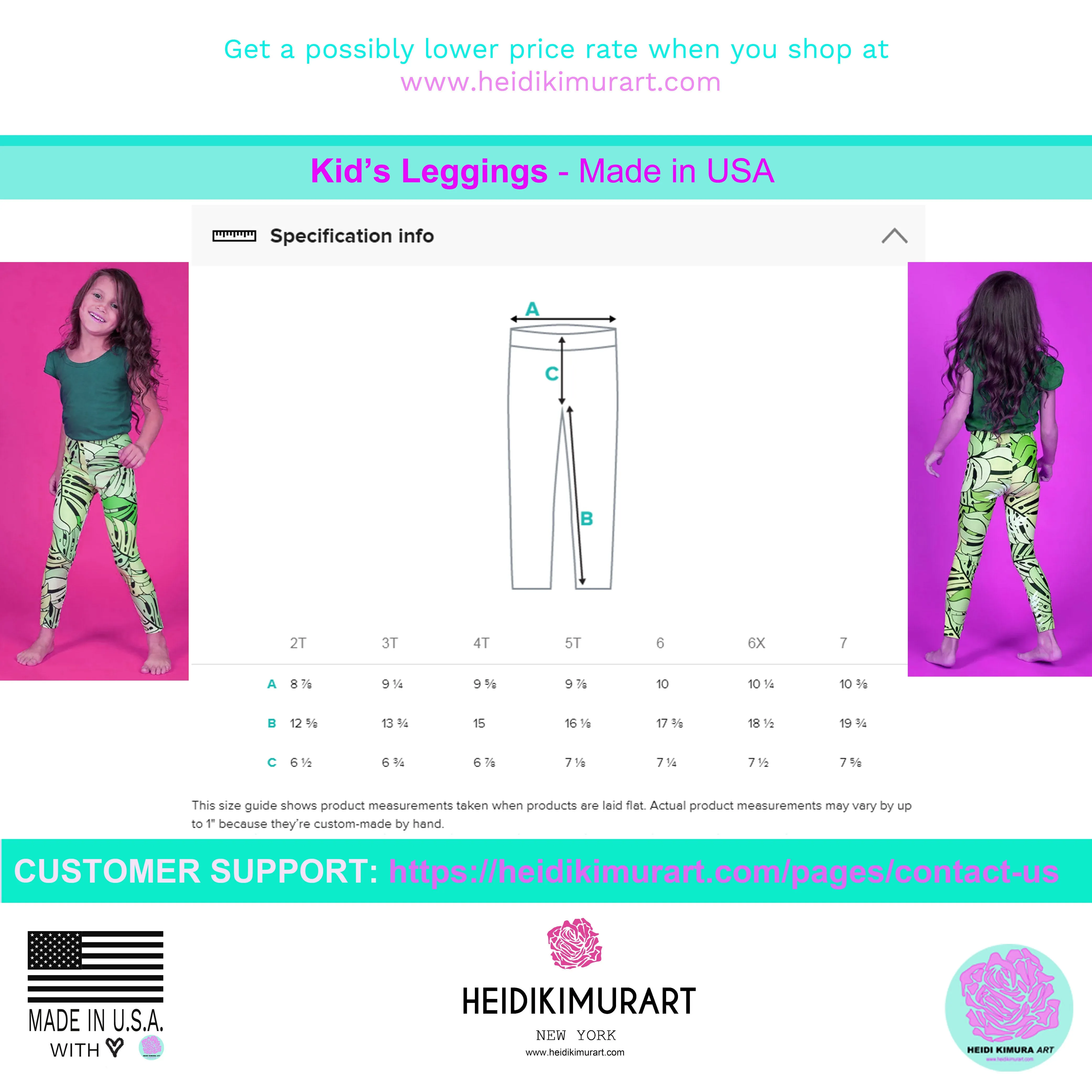 Purple Abstract Kid's Leggings, Premium Fashion Tights For Boys & Girls-Made in USA/EU/MX