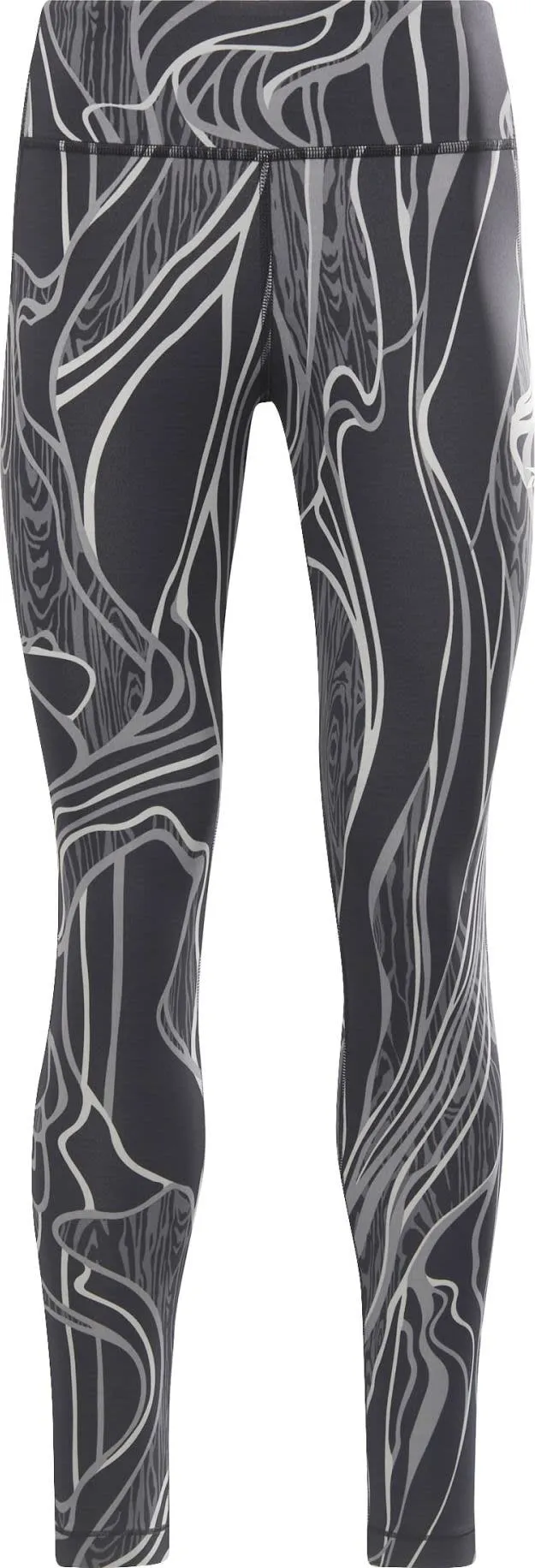 Reebok Women&#x27;s Lux Perform Nature Grown Print Mid-Rise Leggings Black | Buy Reebok Women&#x27;s Lux Perform Nature Grown Print Mid-Rise Leggings Black here | Outnorth