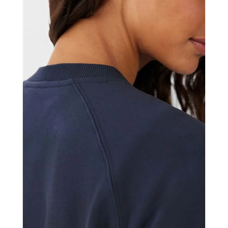 R.M.Williams Script Ladies Crew Neck Sweater - Navy/Cream