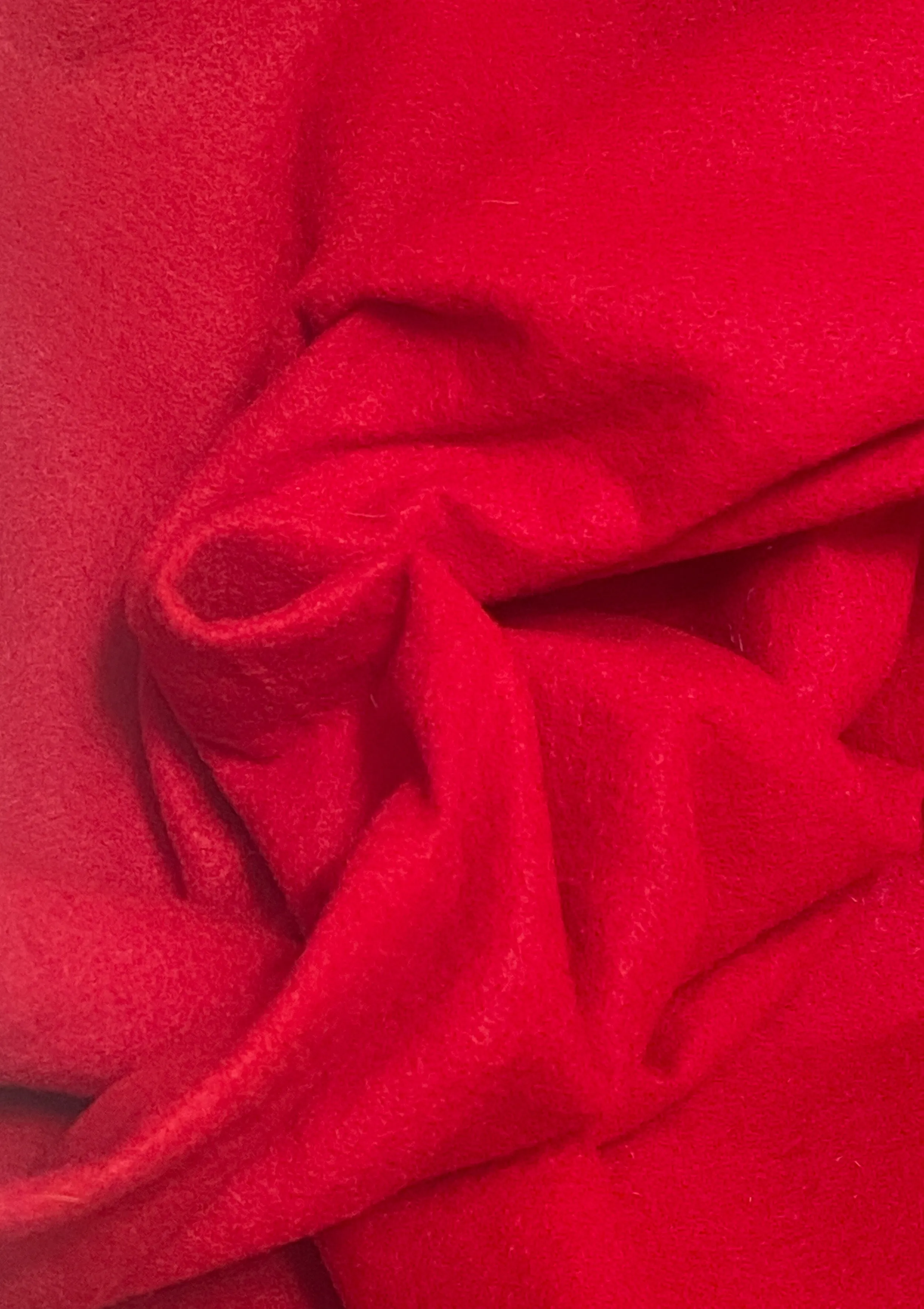 SALE 2  YD Polyester Felt  - Primary Red