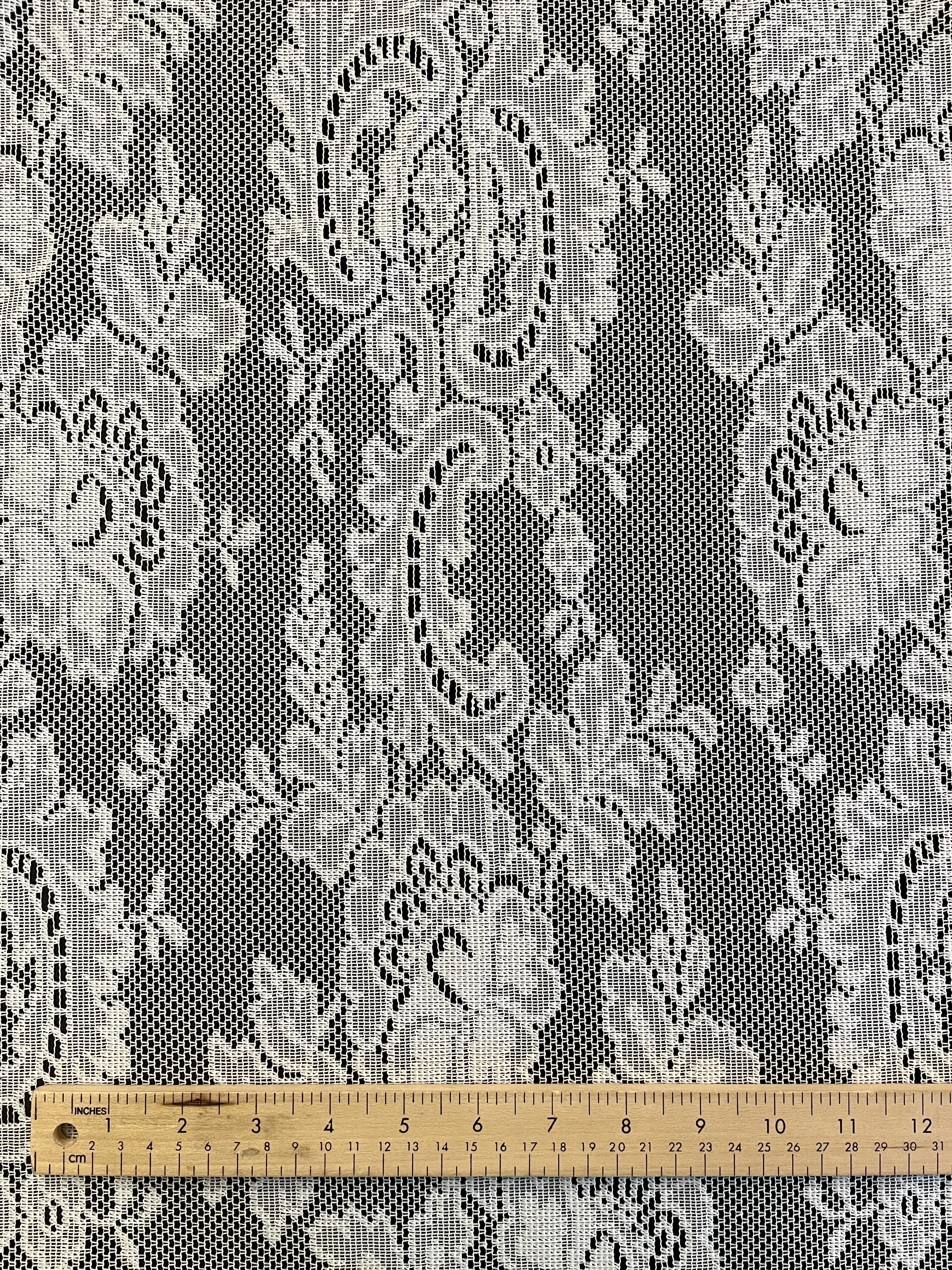 SALE Polyester Lace - White