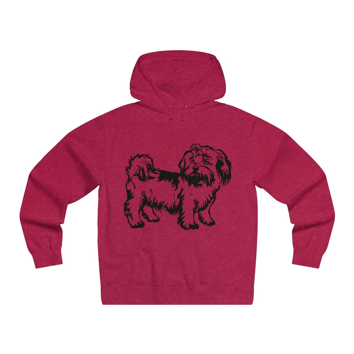 Shih Tzu Men's Lightweight Pullover Hooded Sweatshirt