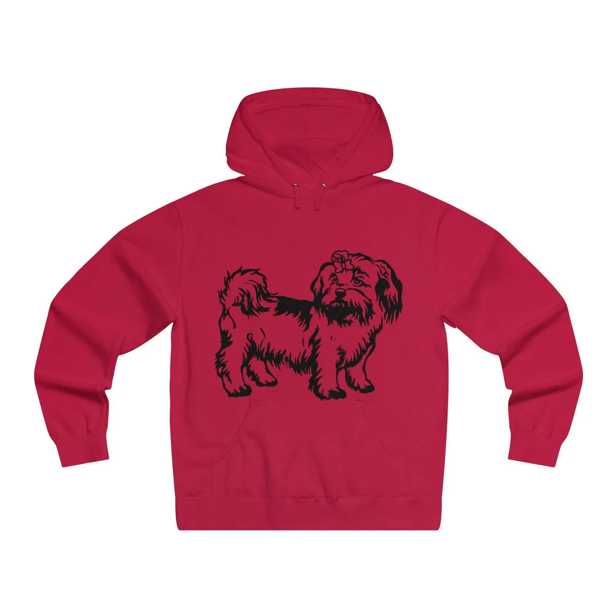 Shih Tzu Men's Lightweight Pullover Hooded Sweatshirt