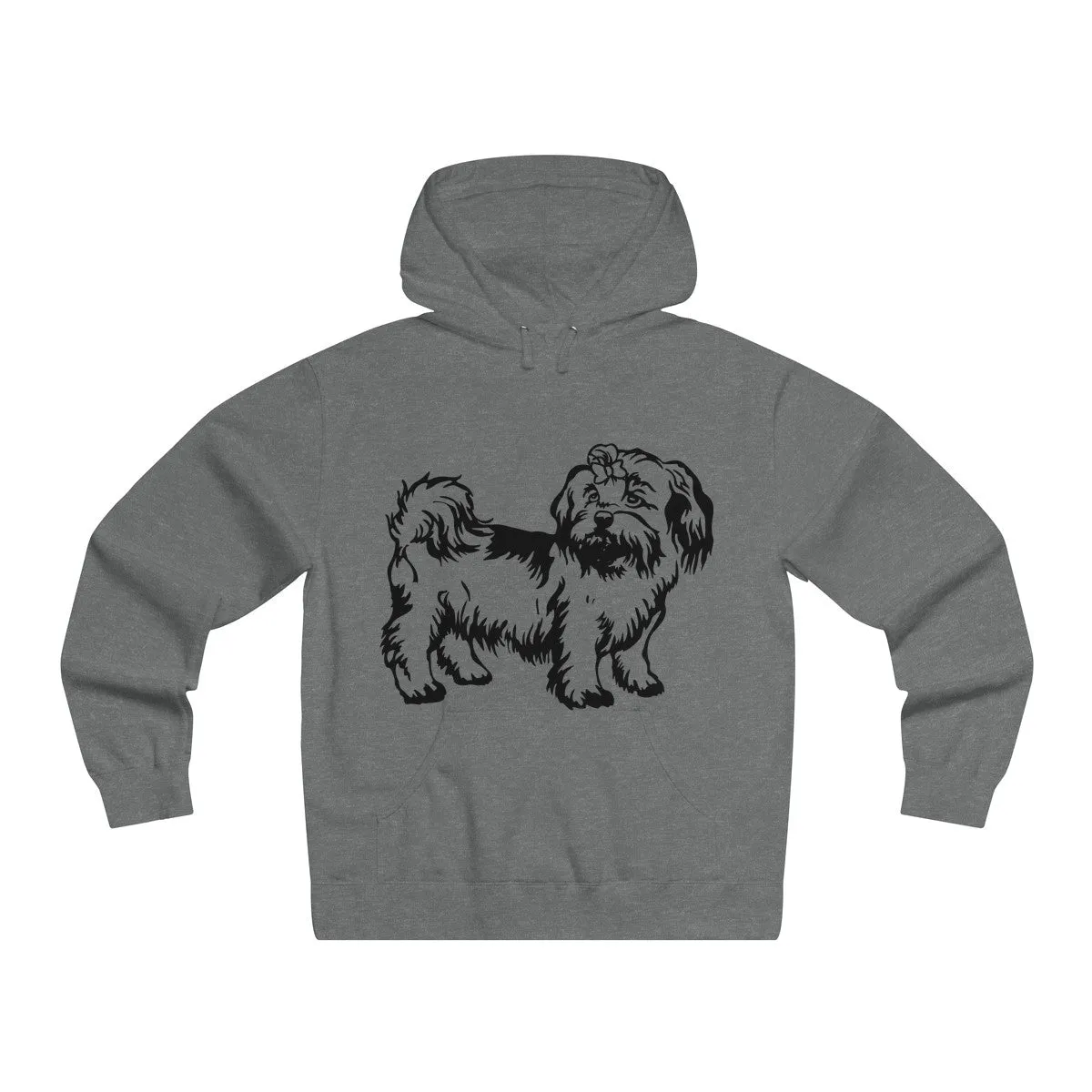 Shih Tzu Men's Lightweight Pullover Hooded Sweatshirt