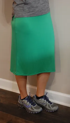 Size Small Kelly Green Athletic Pencil Style Skirt with Built-in  Leggings ATHLESIURE FABRIC