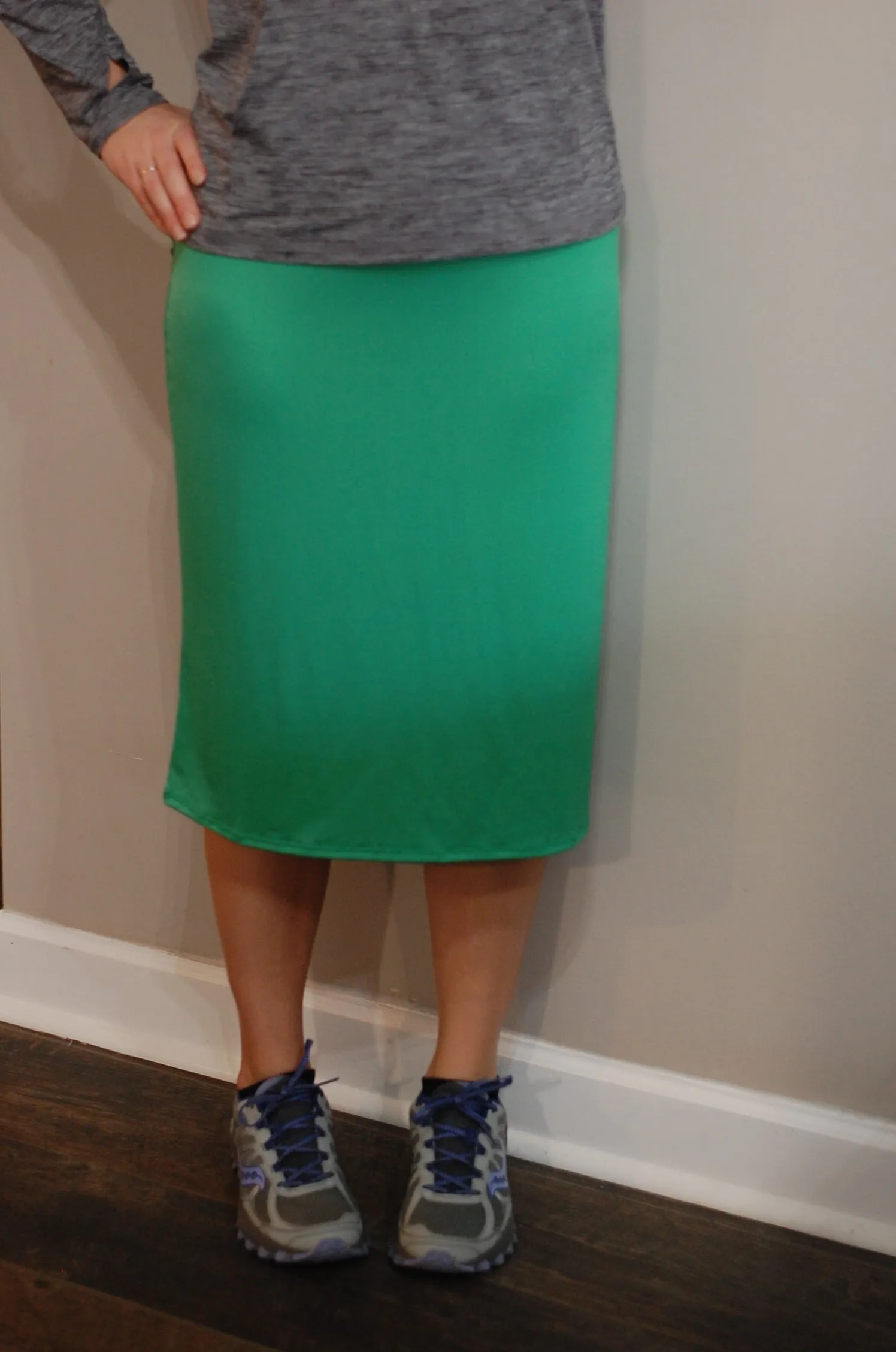 Size Small Kelly Green Athletic Pencil Style Skirt with Built-in  Leggings ATHLESIURE FABRIC