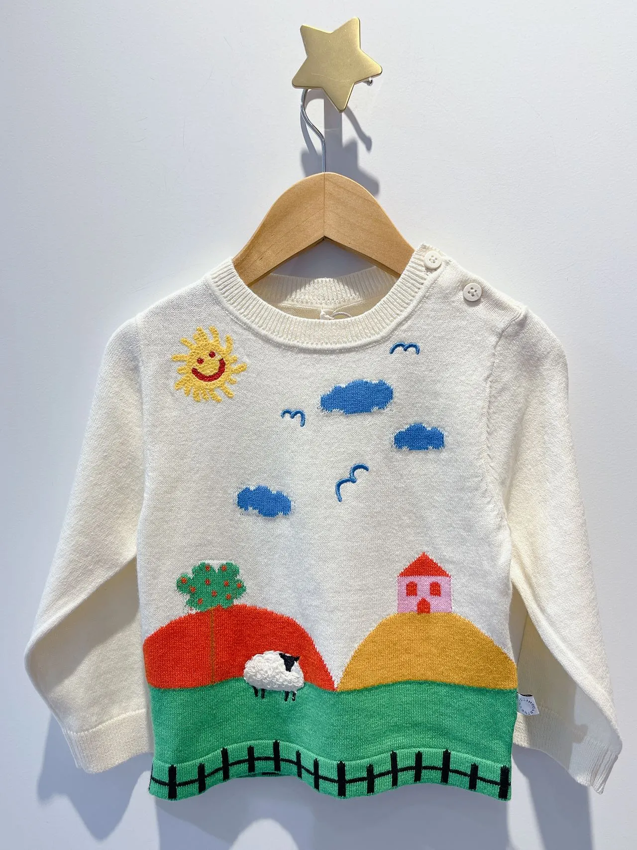 Stella McCartney Baby Farmyard Graphic Knitted Jumper