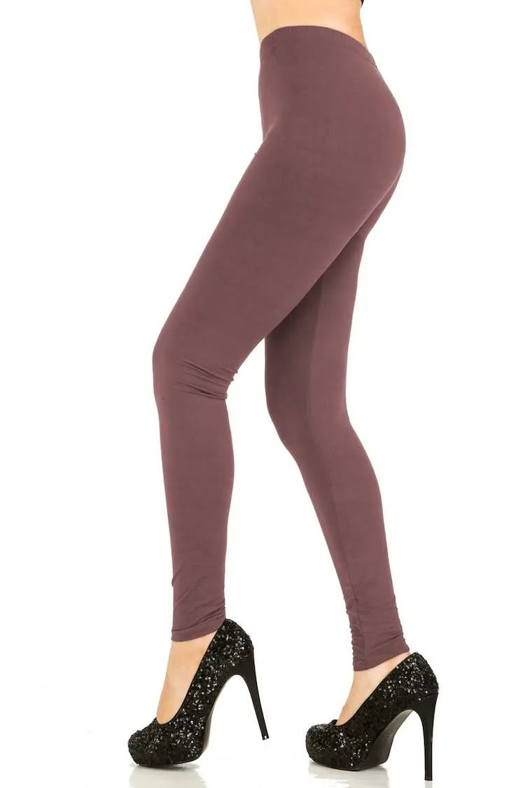 Super Soft Peach Skin Solid Color Leggings