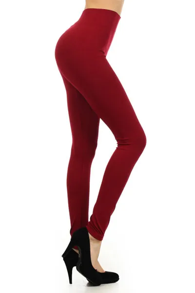 Super Soft Peach Skin Solid Color Leggings