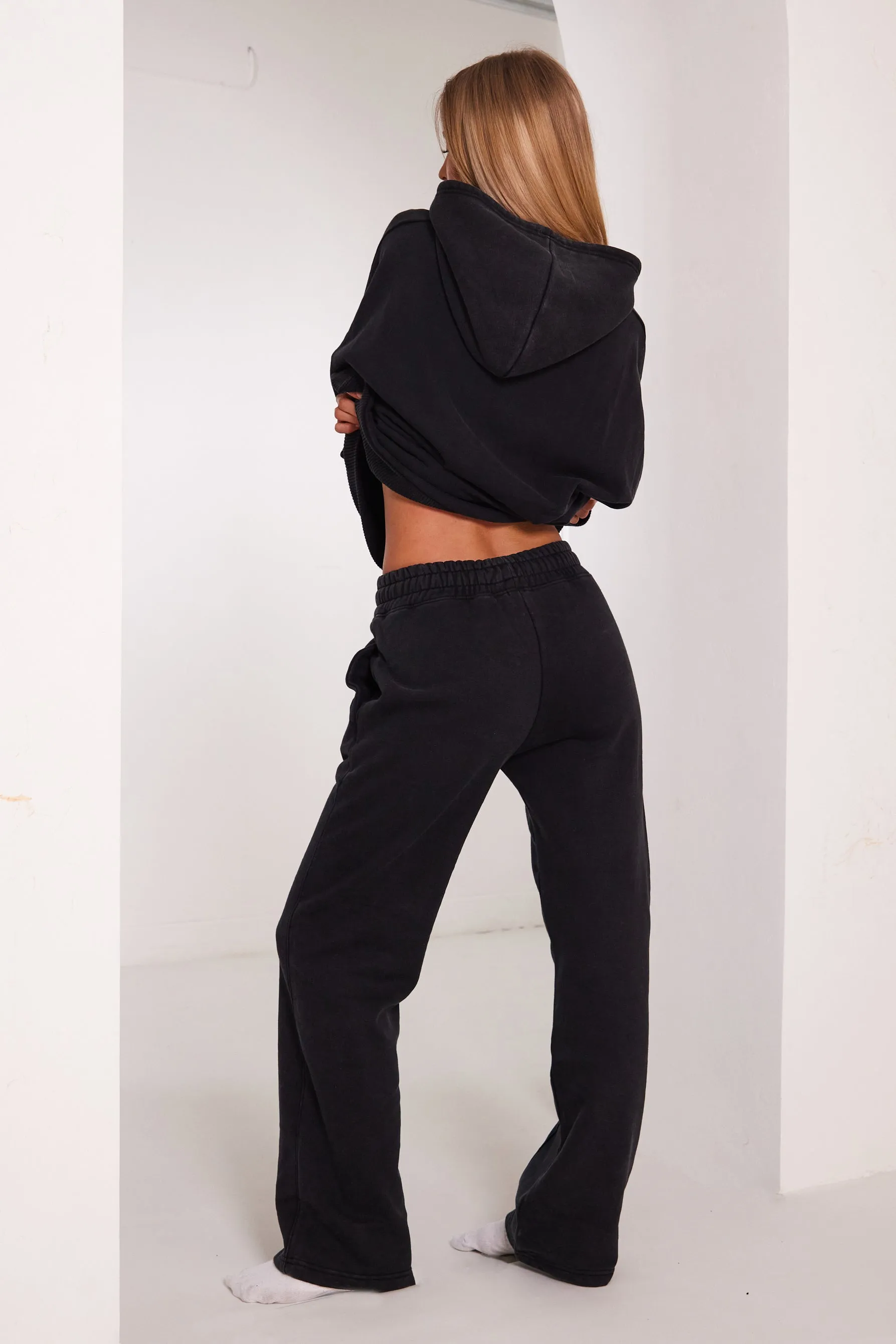 The Embossed Joggers - Charcoal