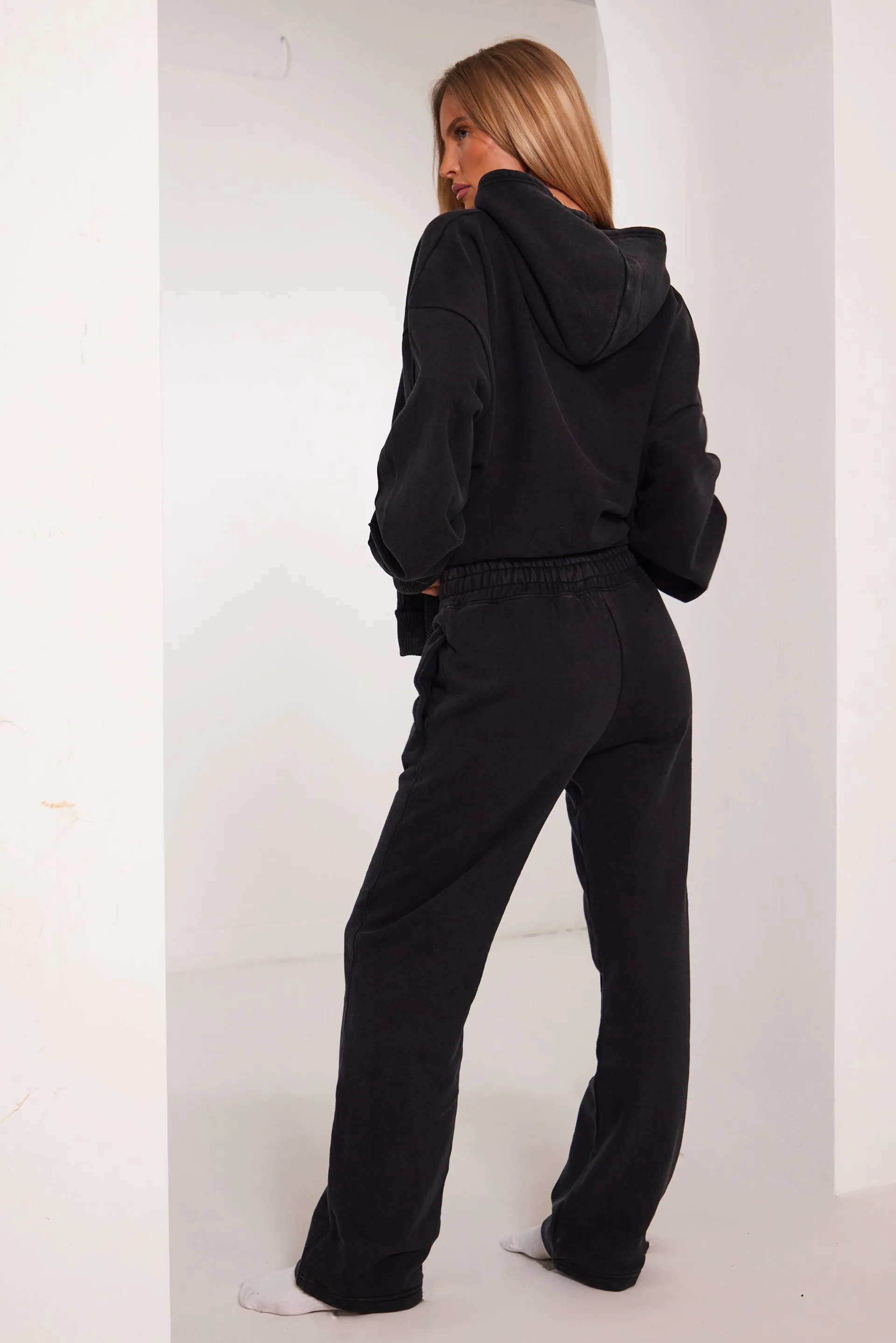 The Embossed Joggers - Charcoal