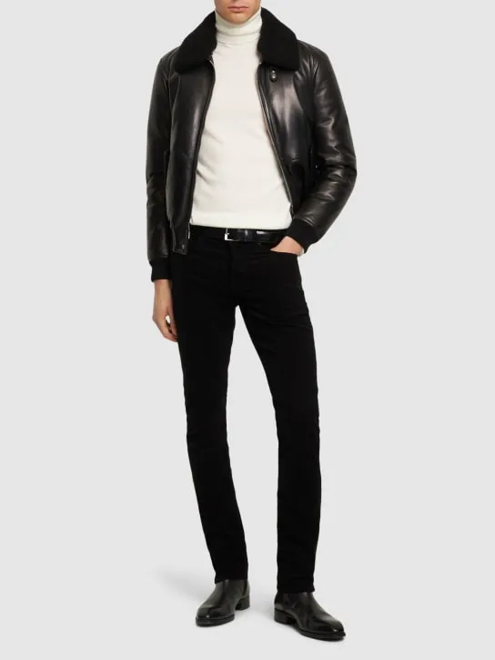 Tom Ford   Cotton denim slim fit jeans 