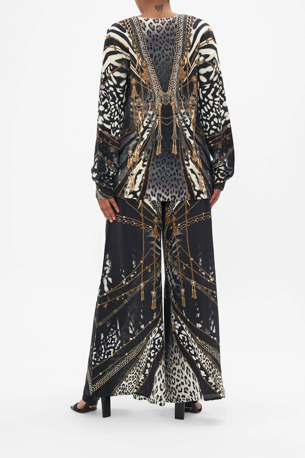 V NECK FULL SLEEVE JUMPER UNTAMED ROYALTY
