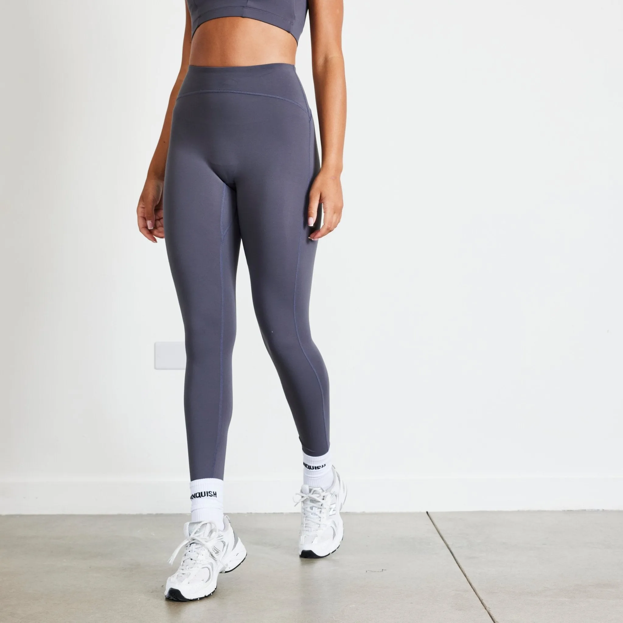 Vanquish Evolve Charcoal Grey High Waisted Leggings