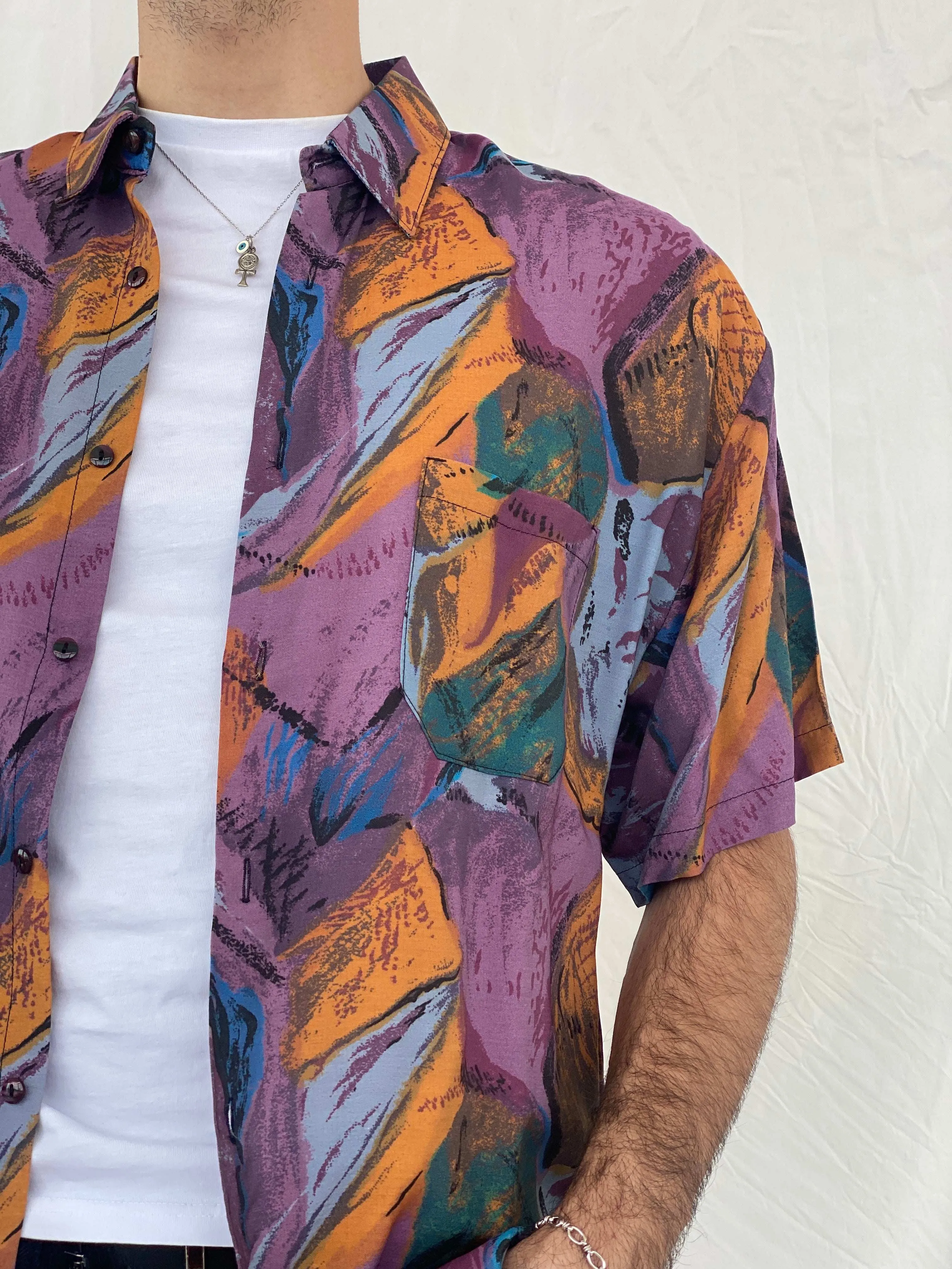 Vintage Dobox Printed Shirt Size XL