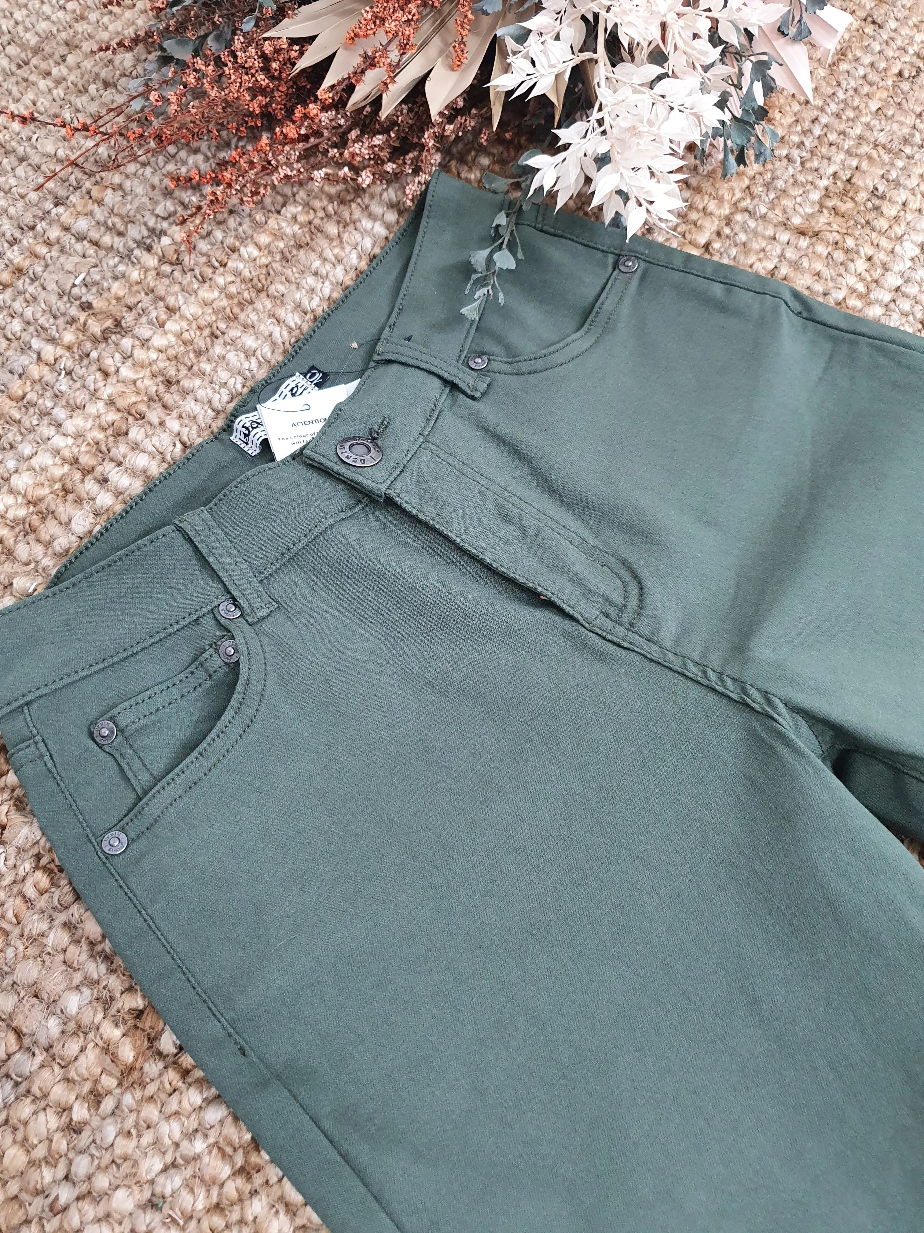 Wakee Stretch Jeans Khaki