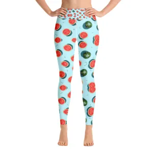 Watermelon Yoga Leggings