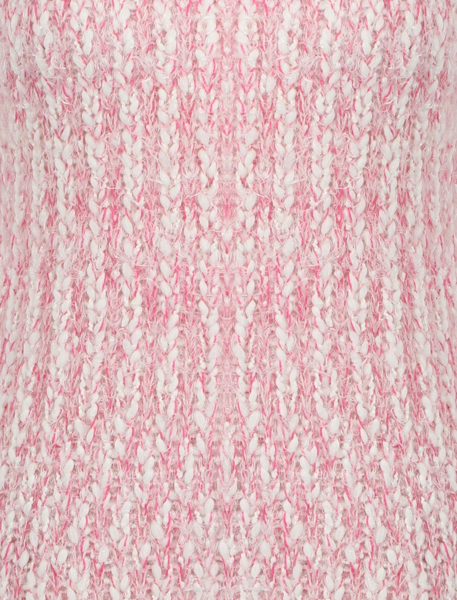 Womens Plum Tree Passion Flower Jumper in Pale Blush and Raspberry Rose twist