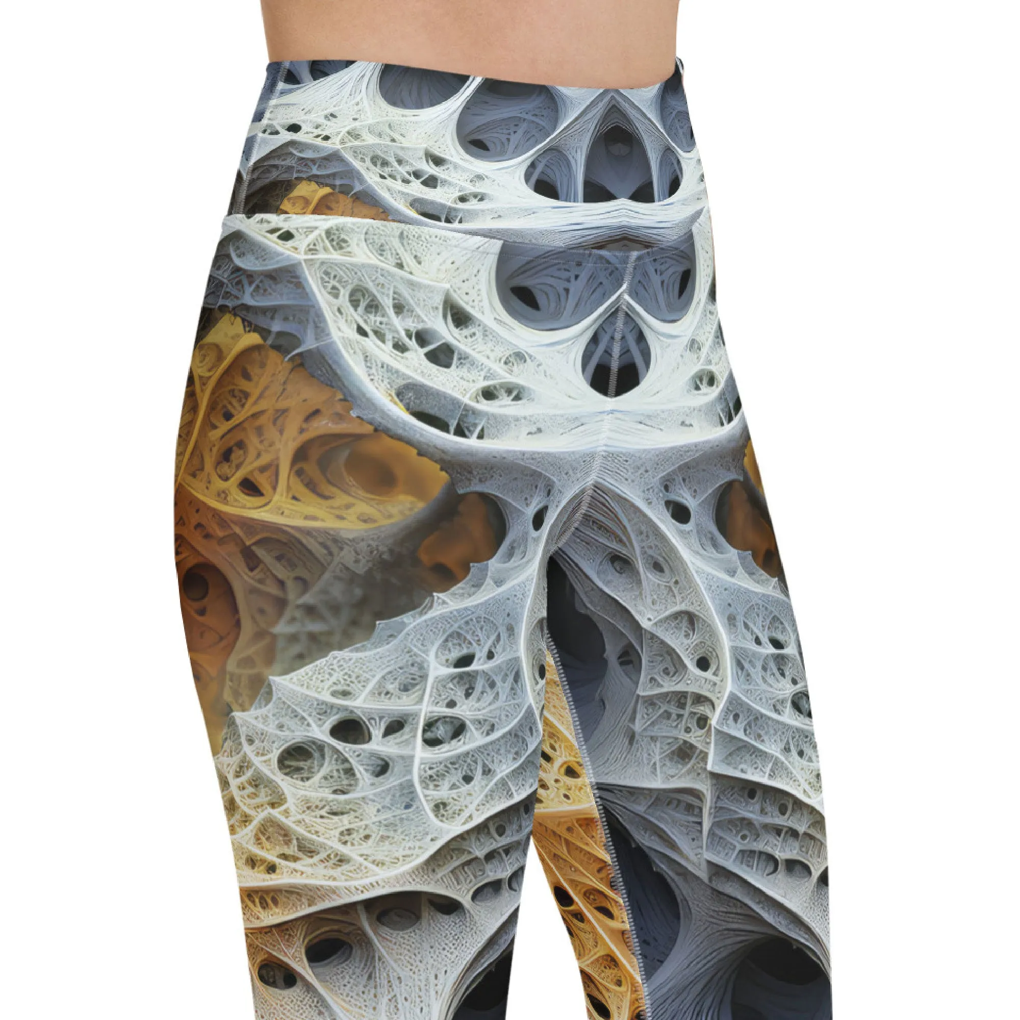 Yoga Capri Leggings Bones