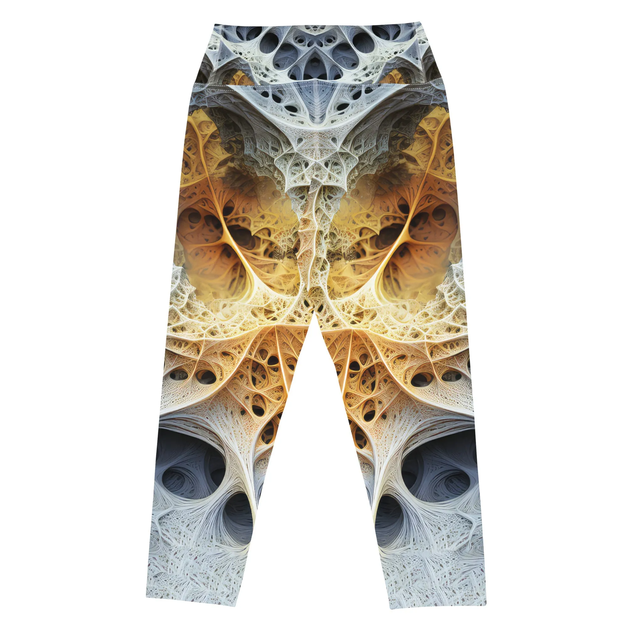 Yoga Capri Leggings Bones