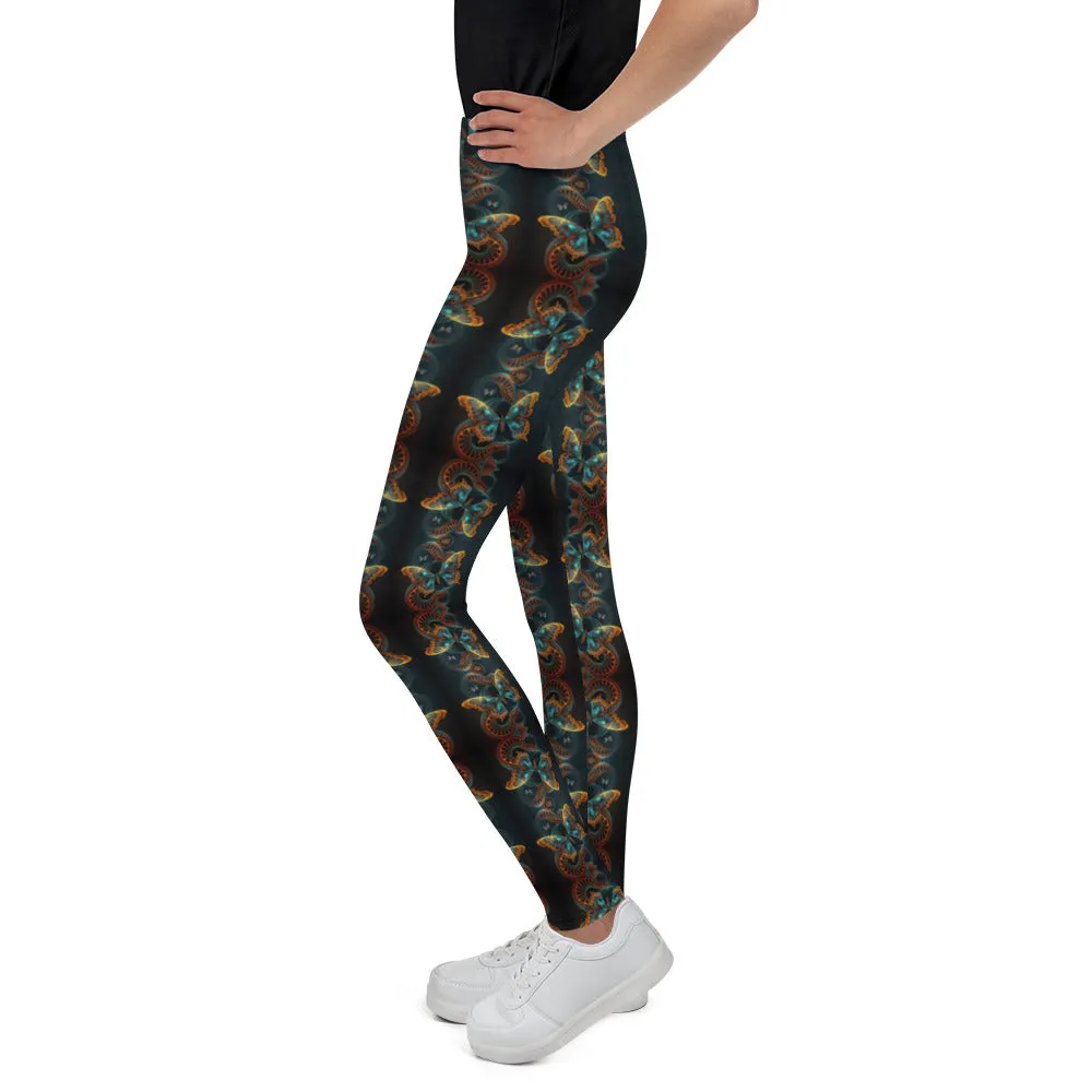 Youth Leggings Butterflies DNArt