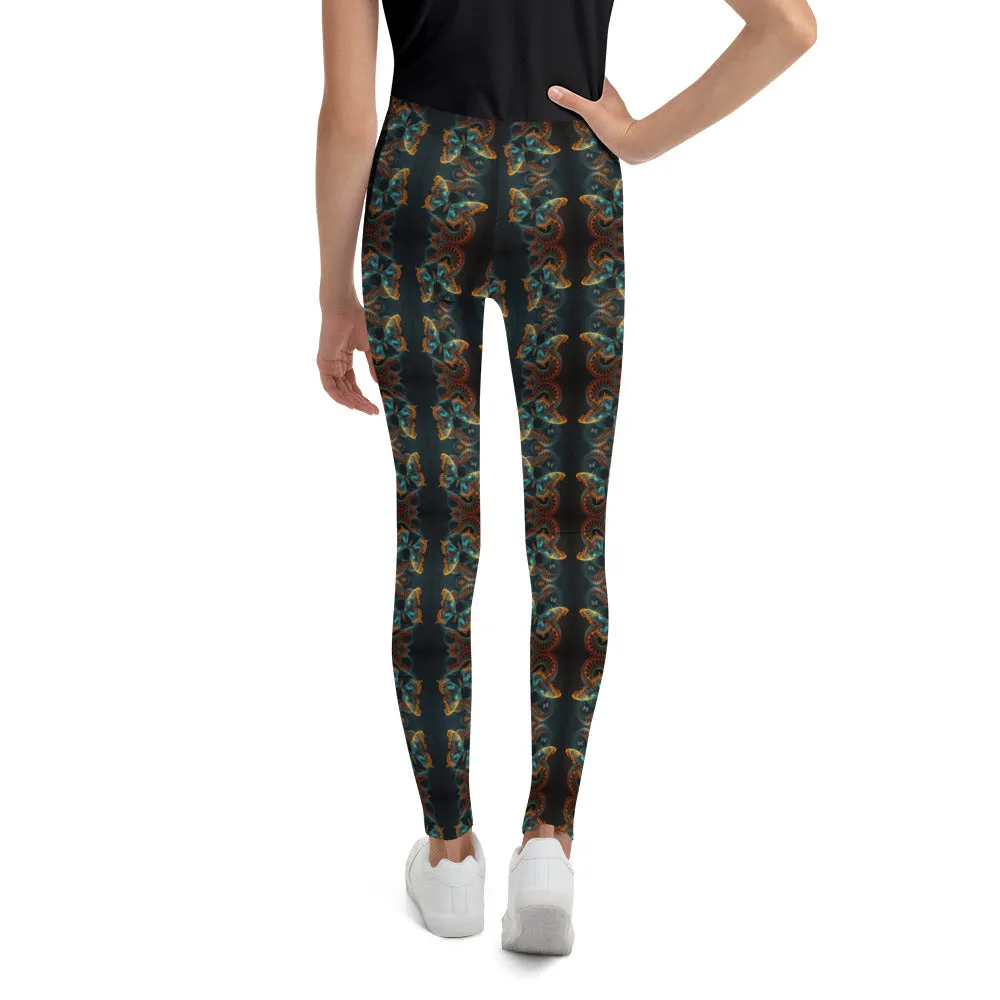 Youth Leggings Butterflies DNArt