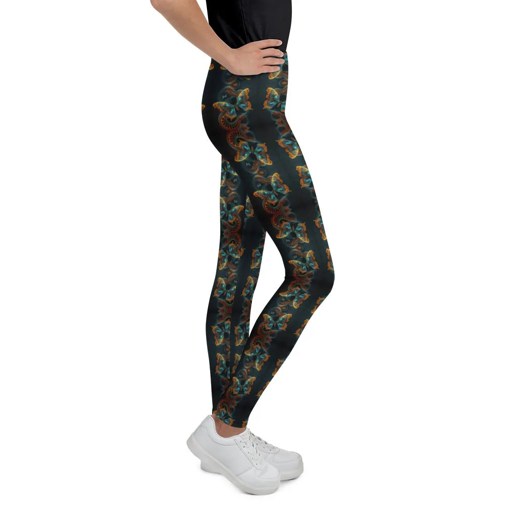 Youth Leggings Butterflies DNArt